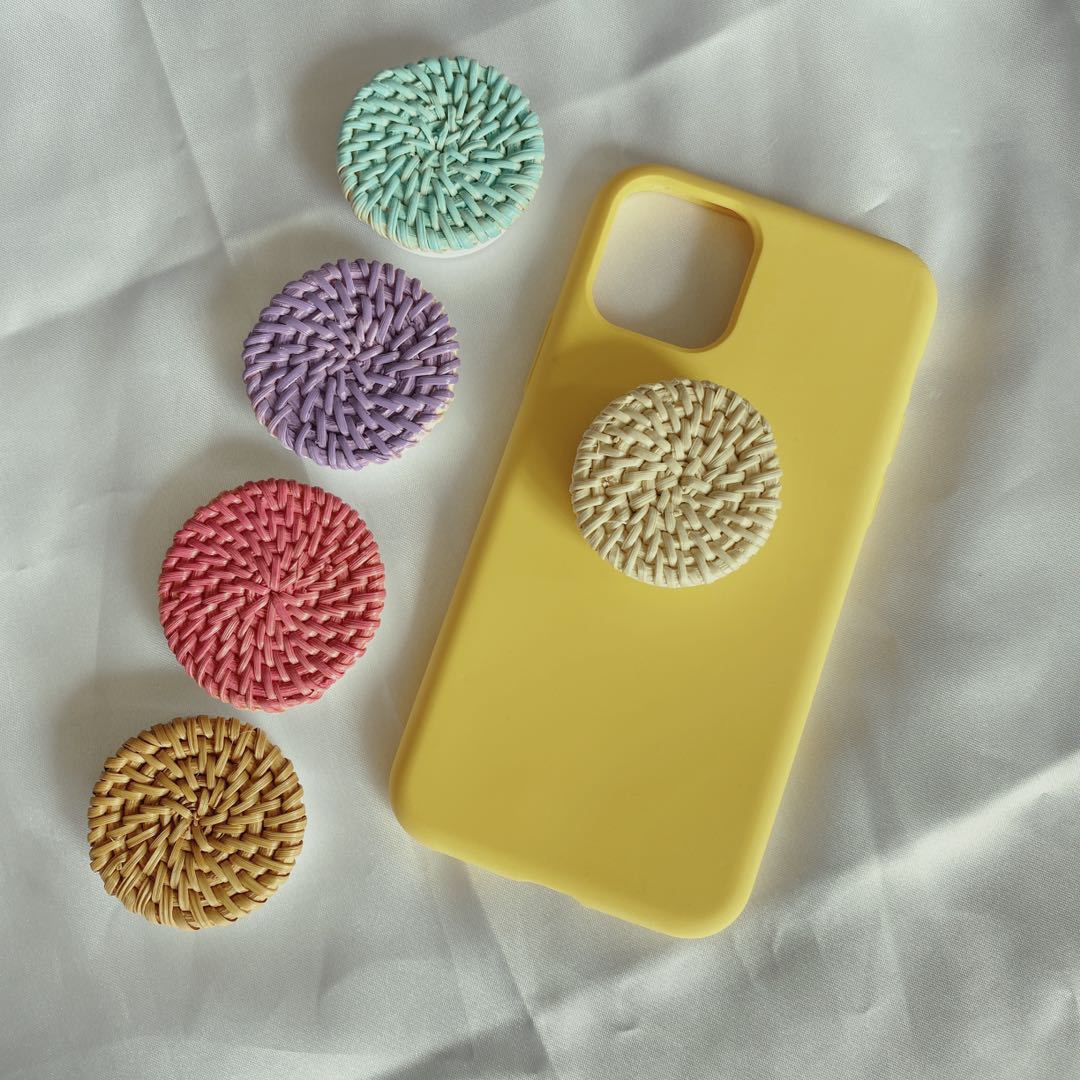 Bamboo Folding Phone Stand With Telescopic Jewelry Holder Gift