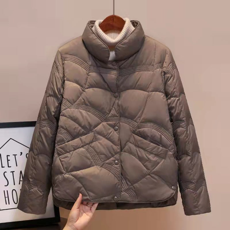 Women's Stand-up Collar Lightweight Thin Stylish Jacket