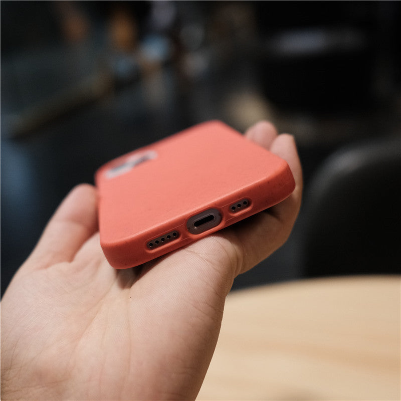 Minimalist Red Protective Case With Smooth Eco?Inspired Texture