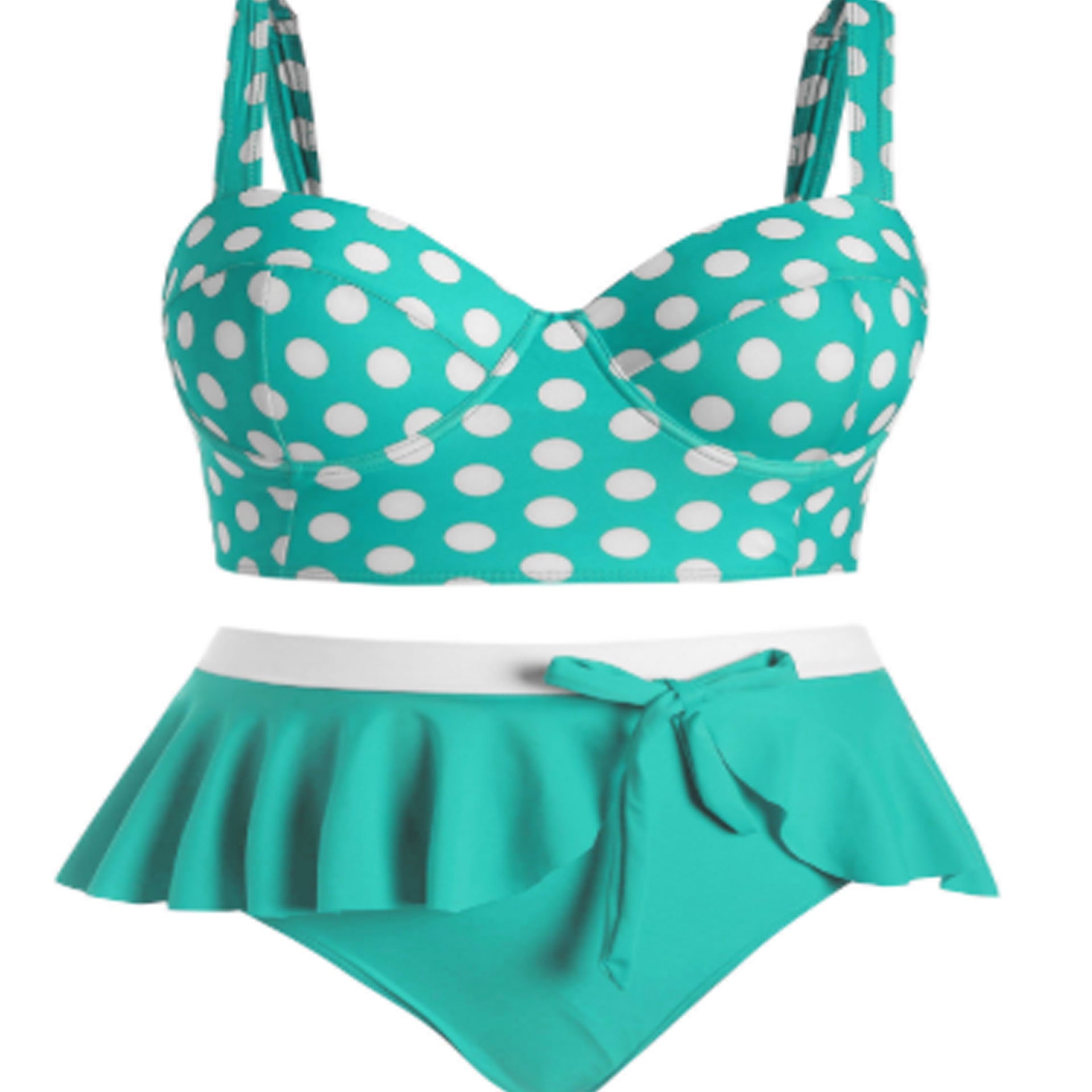 Bikini de ondas flexibles de tamaño grande para curvas halagadoras