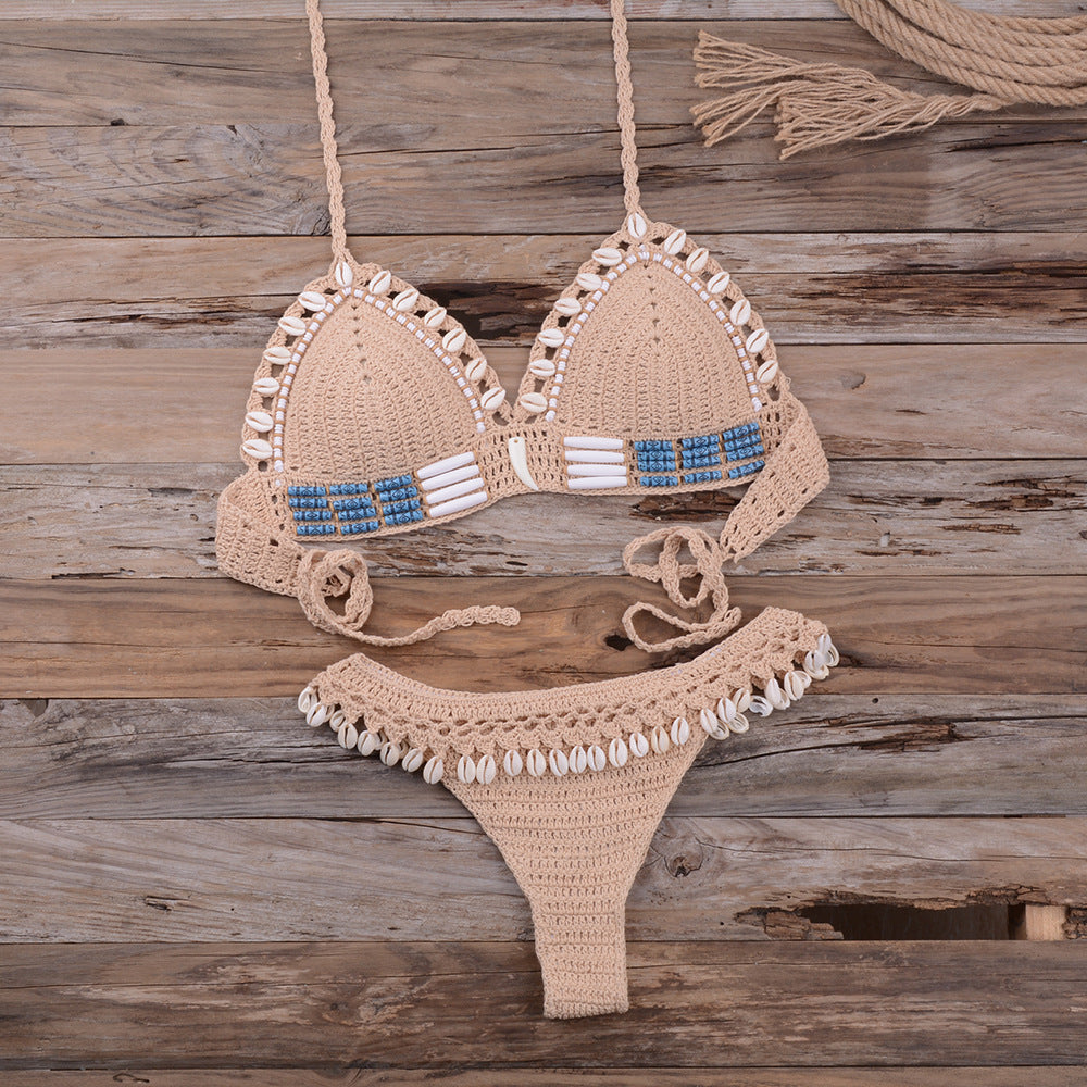 Costume da bagno diviso per vacanze in spiaggia per fuga estiva senza sforzo