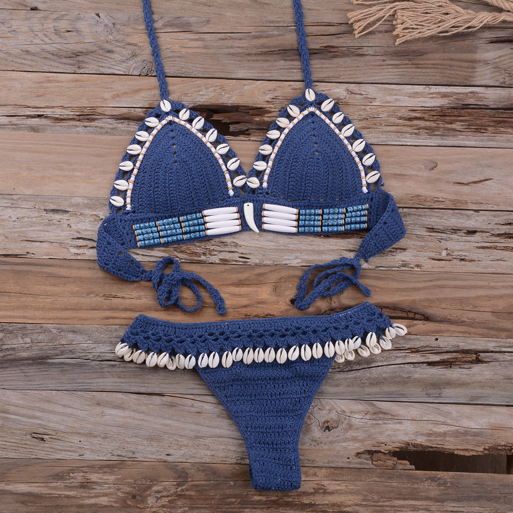 Costume da bagno diviso per vacanze in spiaggia per fuga estiva senza sforzo