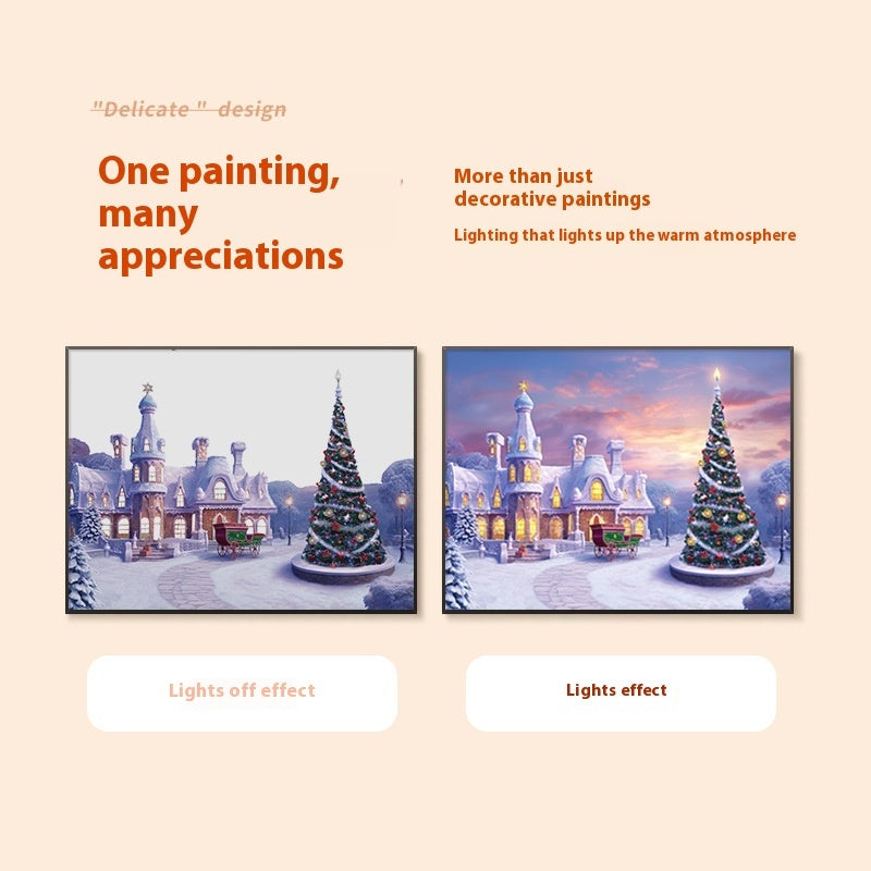 2-in-1 Snowy Santa Workshop Night Light & BlueTooth Speaker Holiday Decoration-Theone Apparel