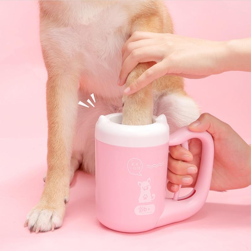 Silicone Pet Paw Washer Cup For Quick Cleaning