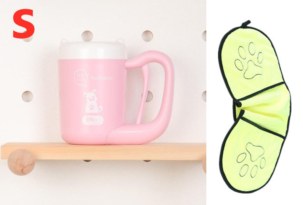 Silicone Pet Paw Washer Cup For Quick Cleaning