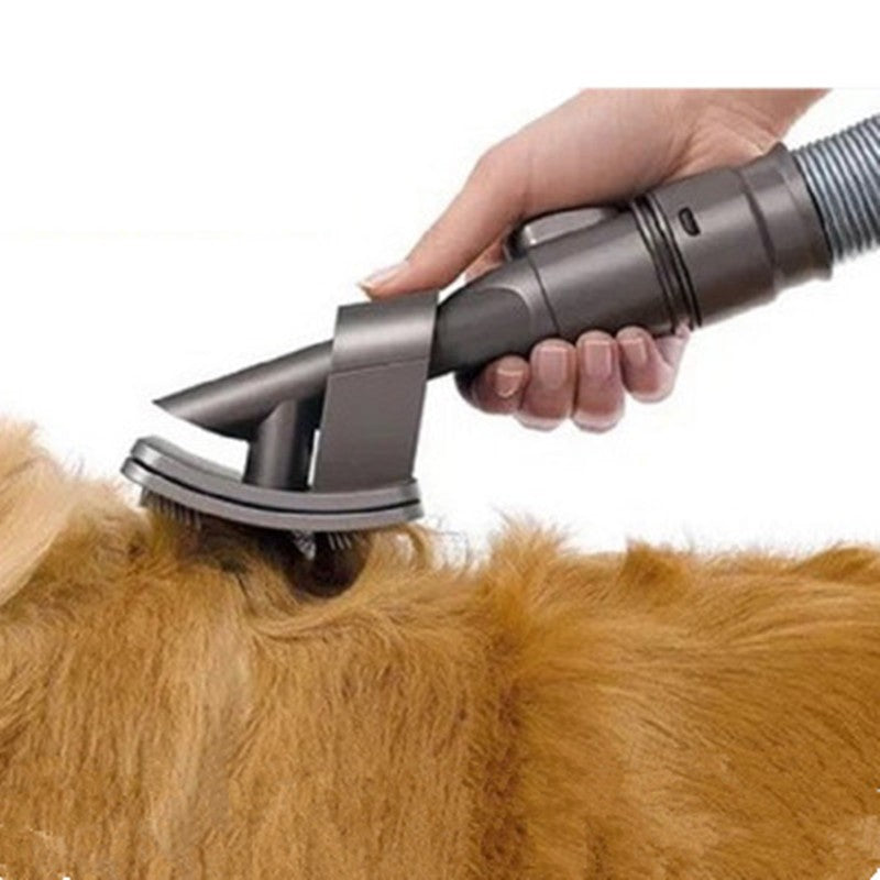 Pet Grooming Brush Attachment For Vacuum Cleaner Systems