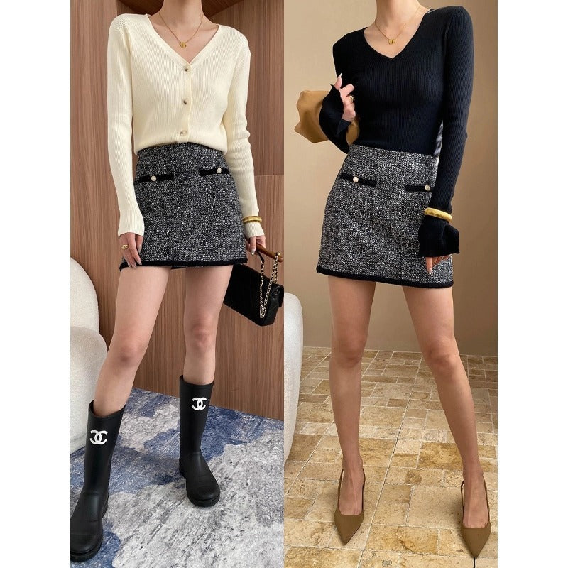 French Style Classic A-Line Skirt For Timeless Outfits