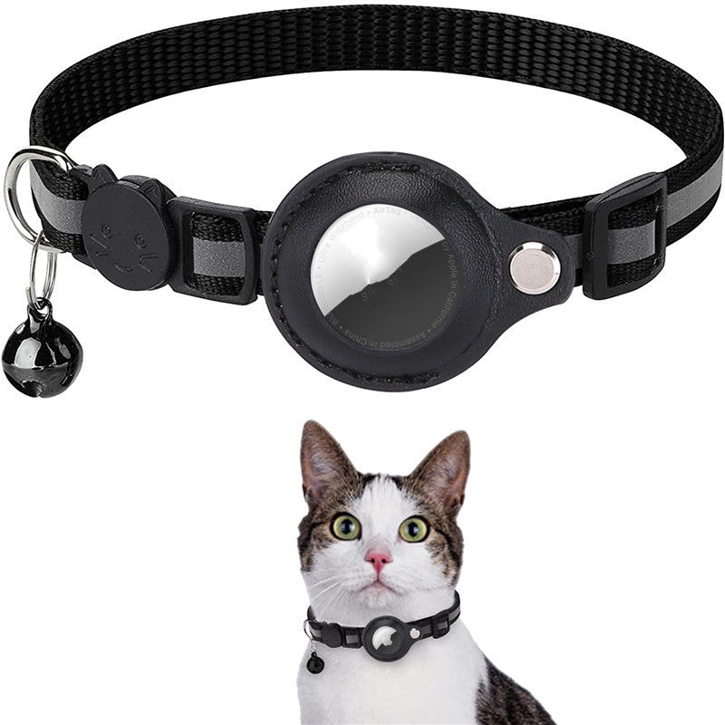 Reflective Waterproof Pet Collar With AirTag Holder Case