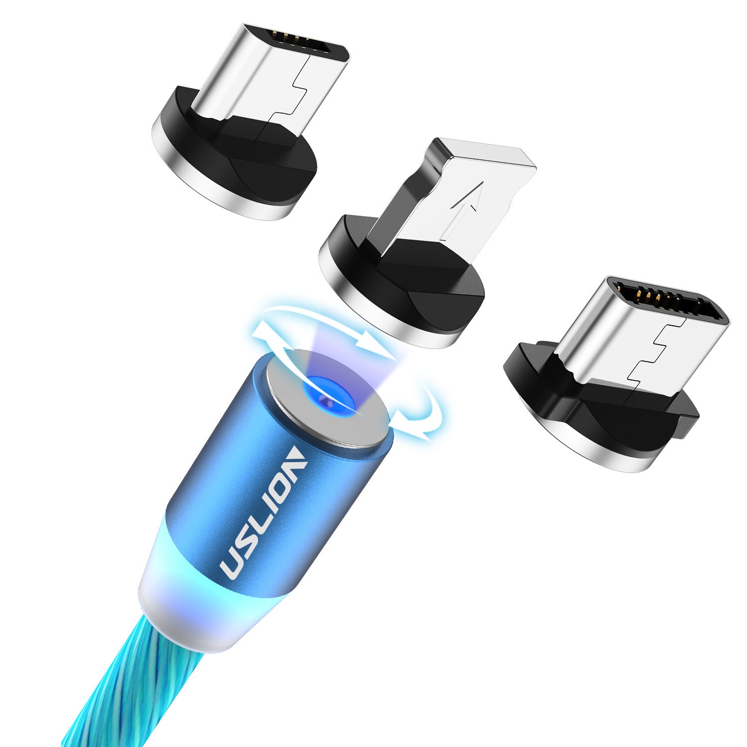 Strong Magnetic Fast Charging LED Cable For Multiple Device Types