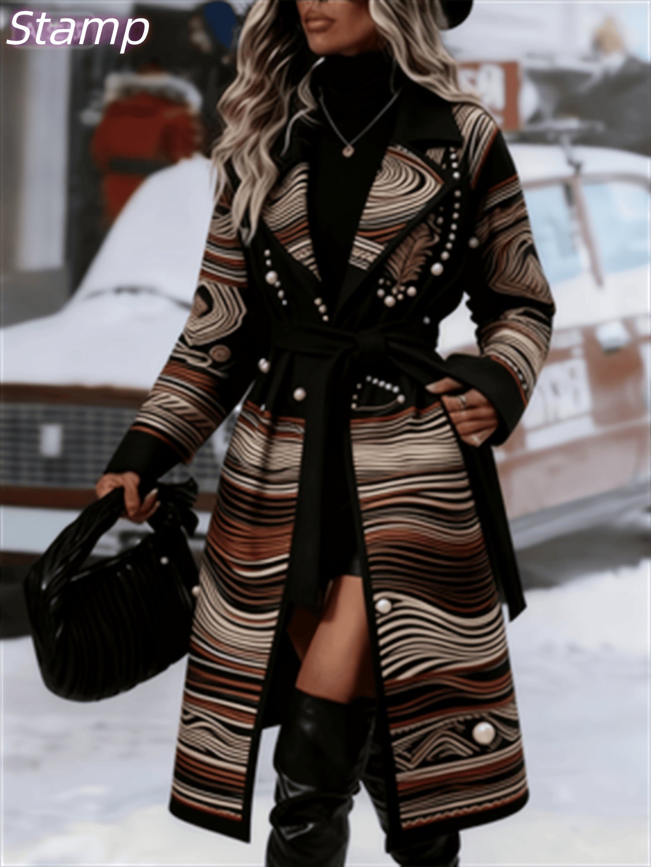 Fashionable Casual Long Coat