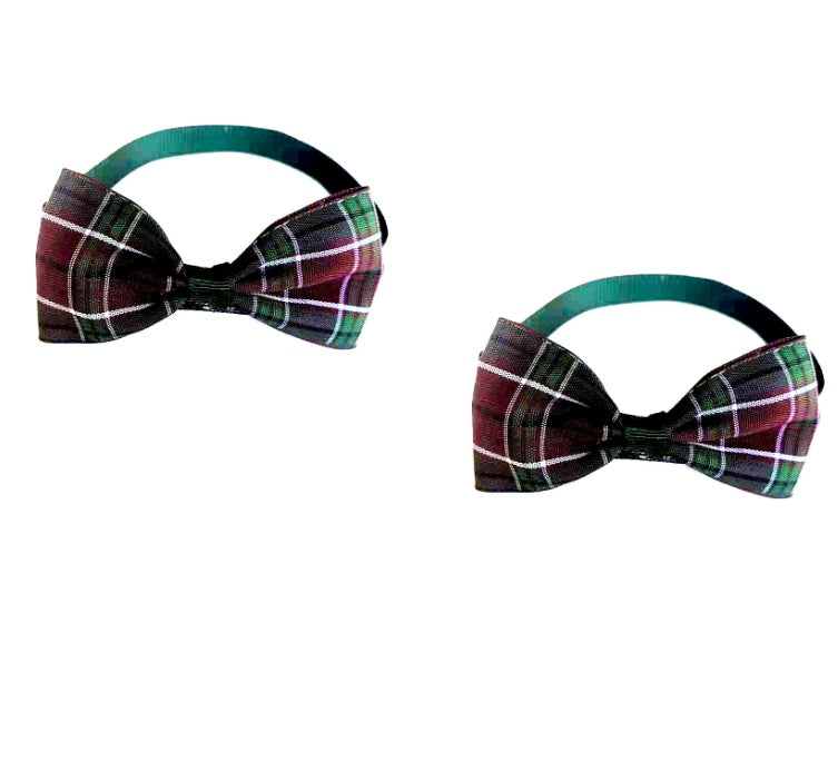 Plaid Pet Tie Scarf Accessory For Cats And Dogs