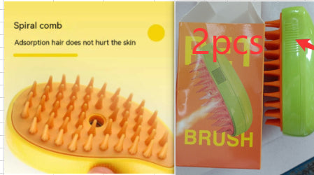 3 In 1 Electric Steam Brush For Grooming And Massage