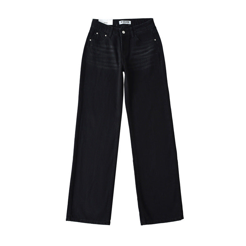 Pantalon de vadrouille en denim en vrac basse