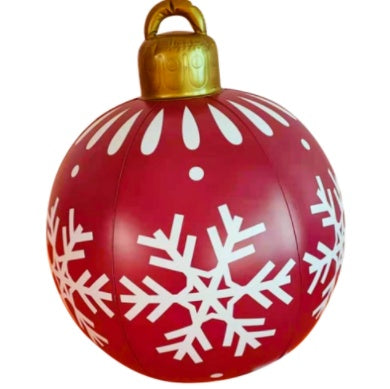 60 Centimeter Hanging Oversized PVC Christmas Ornaments for Exterior Decor-Purple-Theone Apparel