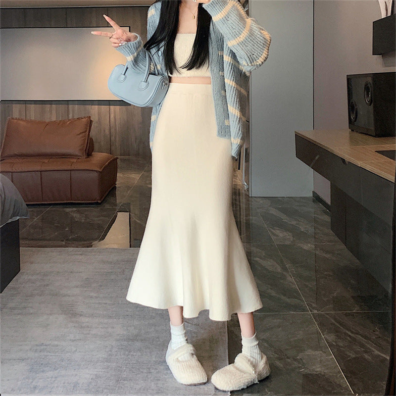 Mid Length A-Line Skirt For Graceful Feminine Style