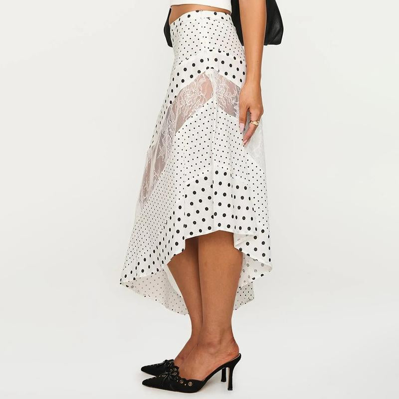 Retro Low Waist Floral Print Skirt For Vintage Charm