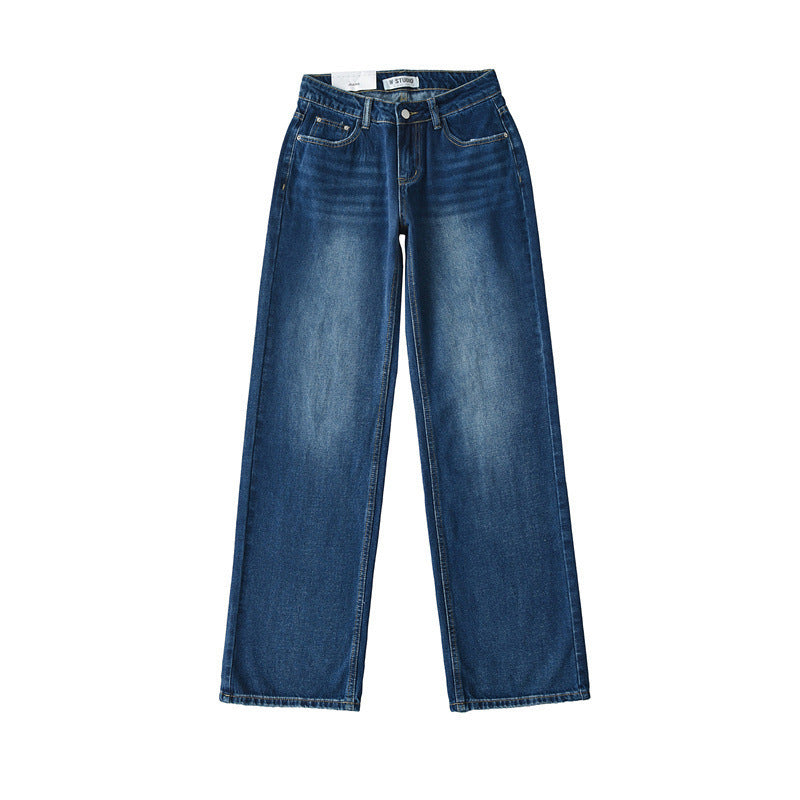 Pantalon de vadrouille en denim en vrac basse