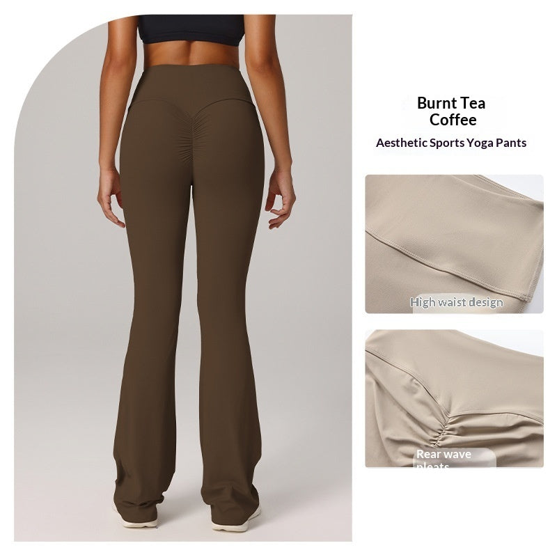 Butt-lifting Fitness Flared Yoga Running And Pilates Pants