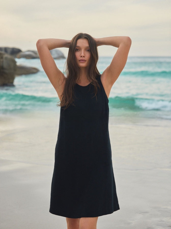 Plus-Size Printed Loose Dress with Breezy Comfort