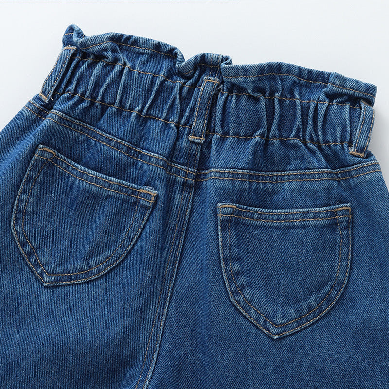 Cool Fashionable Loose Fit Girls’ Denim Jeans