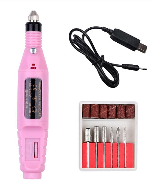 Easy to use Electronic Nail Art and Manicure Tool-Pink-Theone Apparel