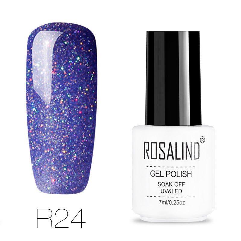 Glittering Stars Sparkly Soak Off Gel Nail Polish-R24-Theone Apparel