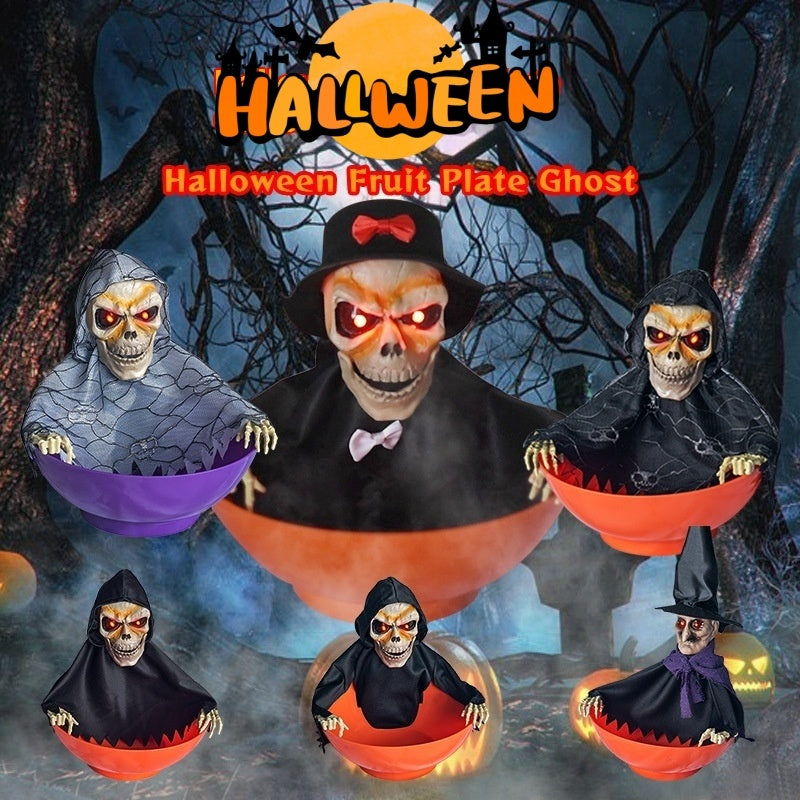 Halloween Ghoul Trick or Treat Bowl with Covering-Theone Apparel