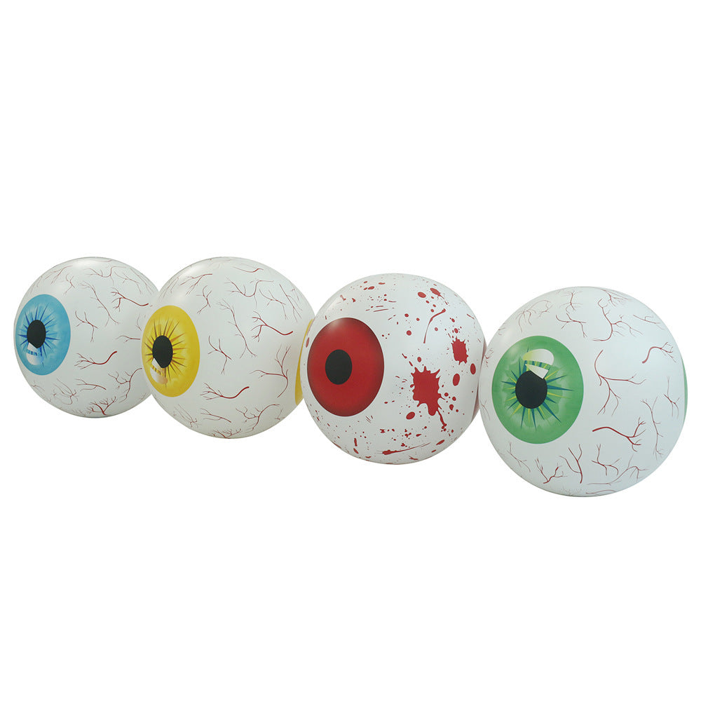 Inflatable PVC Eyeball Decorations with LED Light Inserts-Theone Apparel