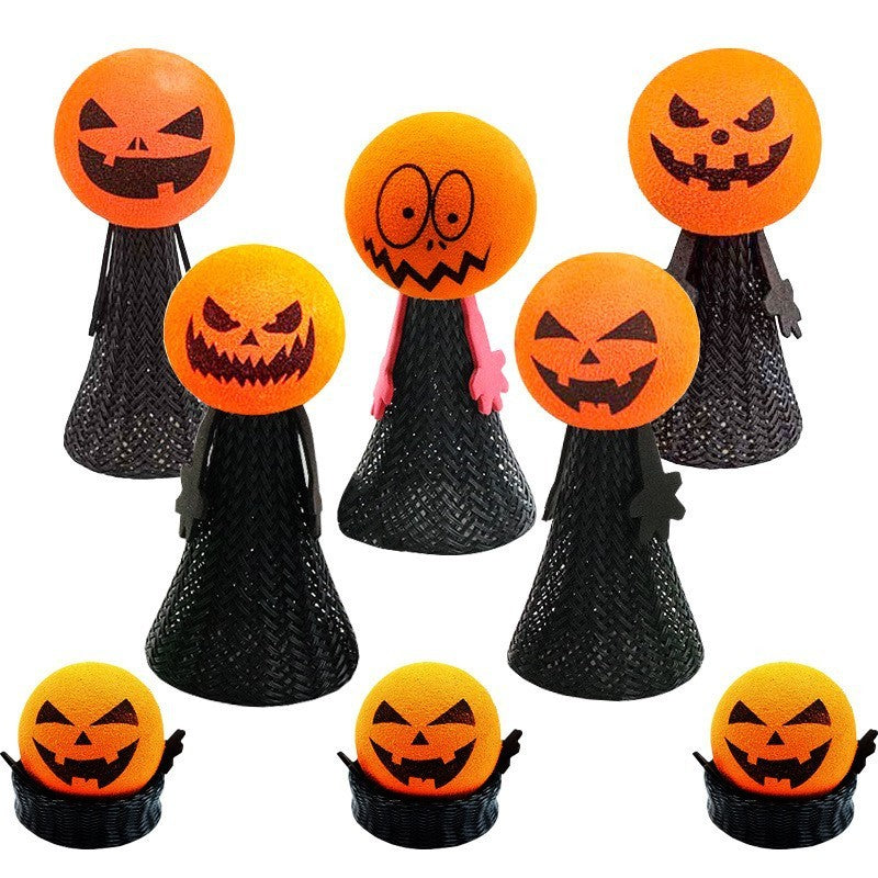 Jack-O-Lantern Elastic Finger Covers for Puppet Shows-Theone Apparel
