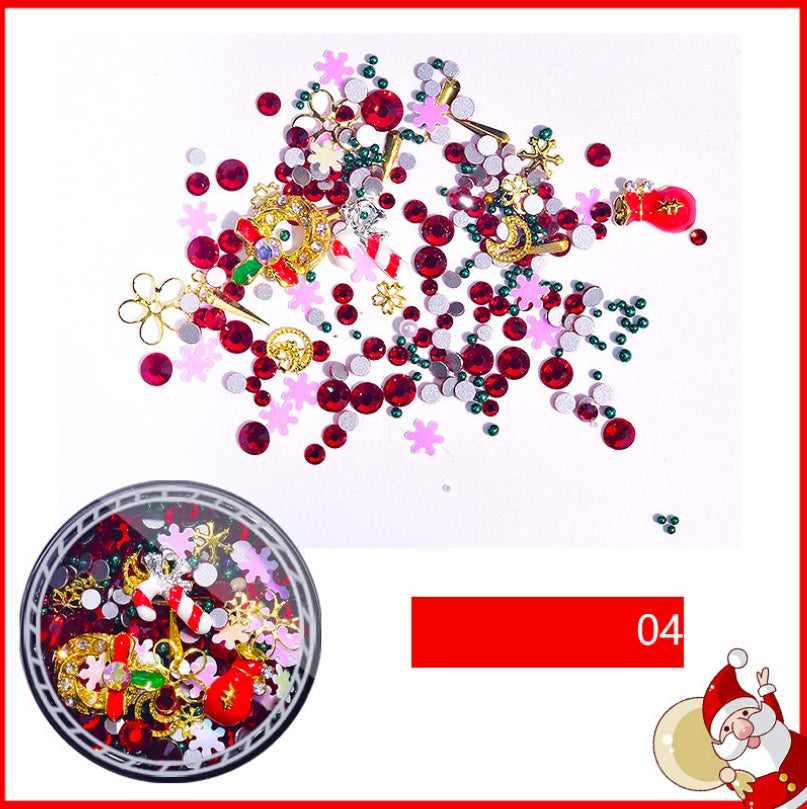 Multicolored Nail Accessories in Various Shapes and Styles-4style-Theone Apparel