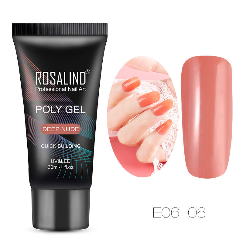 Nail Extension Poly Gel in Neutral Nude Shades-Style 6-Theone Apparel