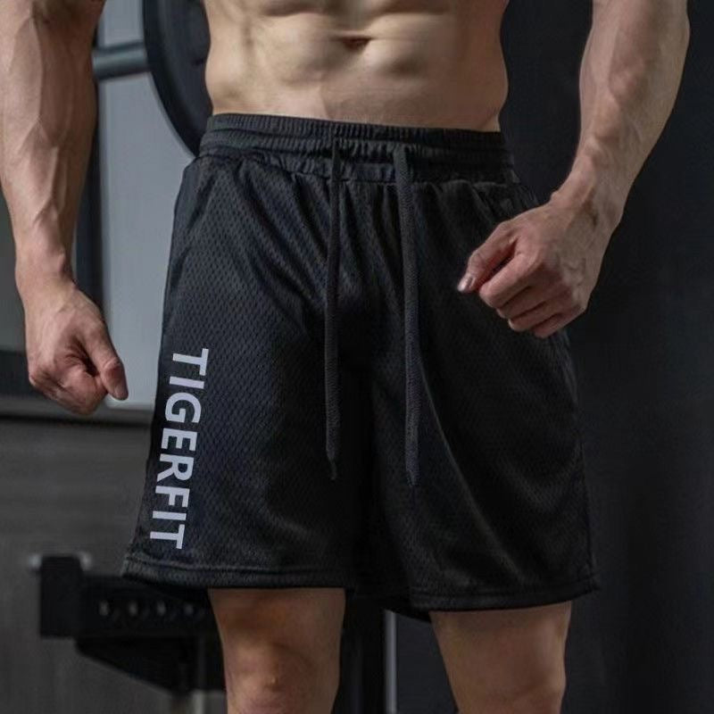 Shorts de seca rápida de malha respiráveis para conforto ativo