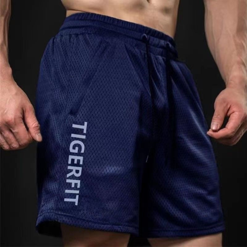Shorts de seca rápida de malha respiráveis para conforto ativo