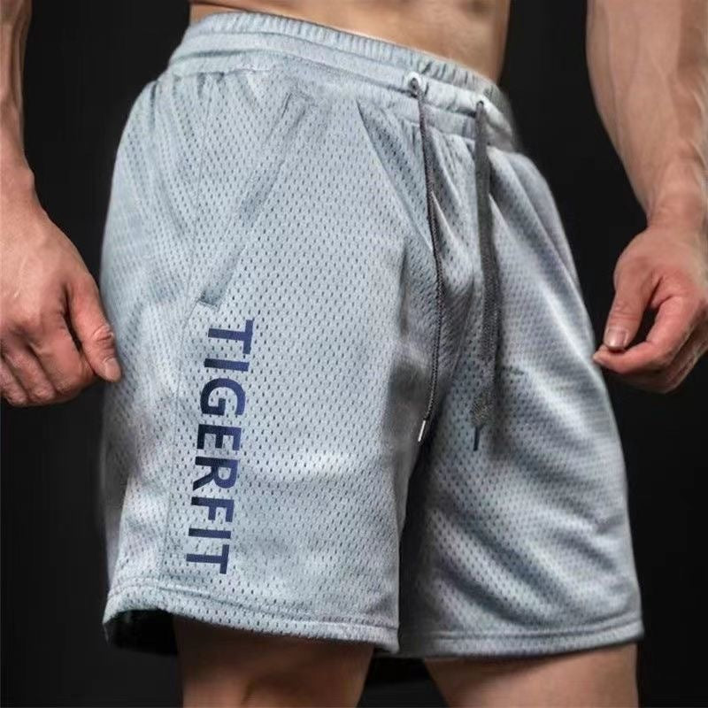 Shorts de seca rápida de malha respiráveis para conforto ativo