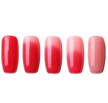 Ombre Color Short Blunt Coffin Nails in Various Colors-Color 12-Theone Apparel