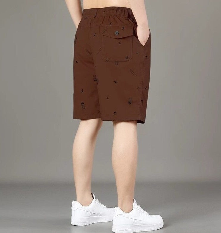 Relaxed Fit Mid-Length Trousers Delivering Laidback Everyday Comfort-Theone Apparel