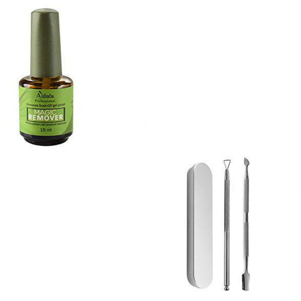 Super Potent Gel Nail Removal Formula for Fast Removal-15ML with manicure tools-Theone Apparel