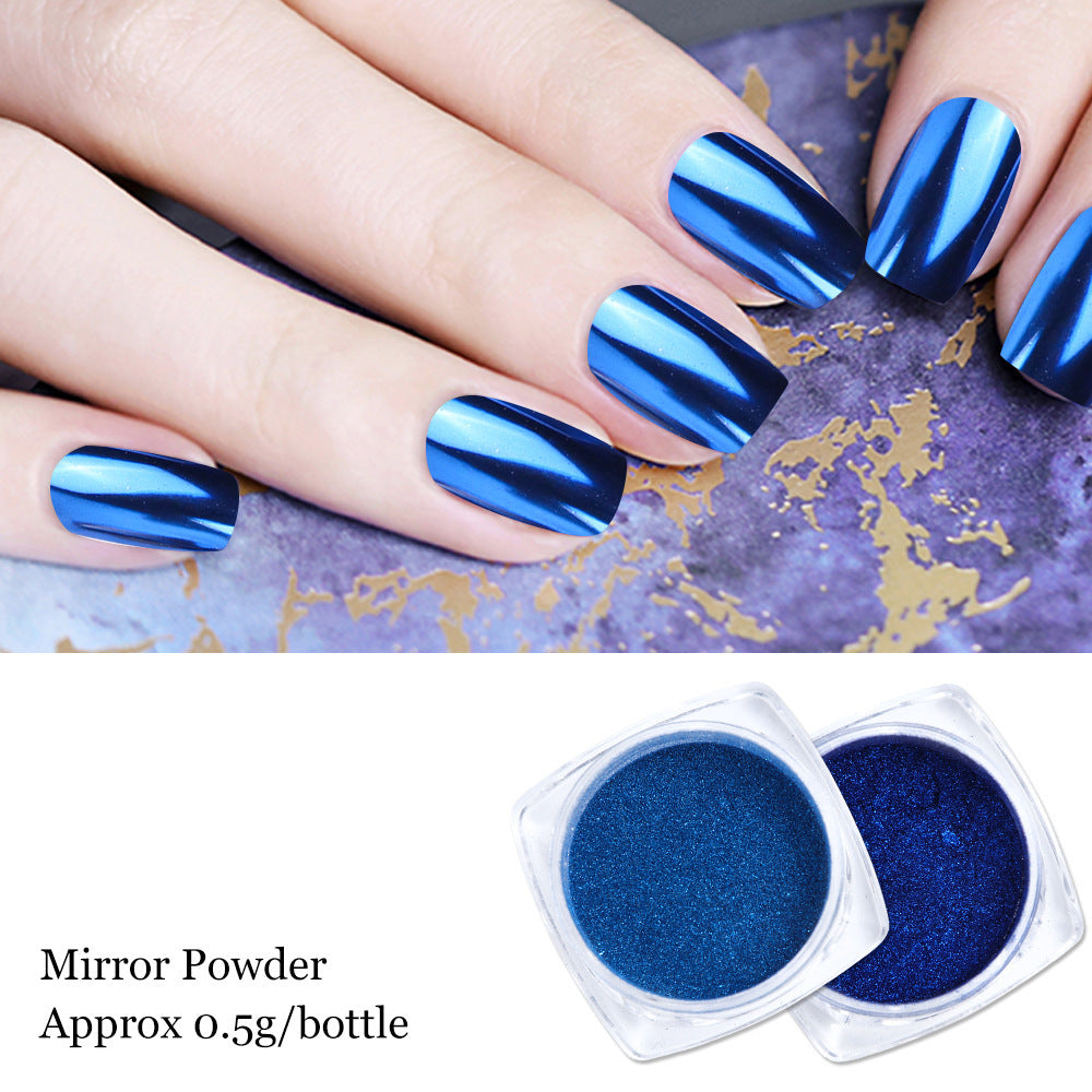 Titanium Mirror Nail Powder Set for False Nails-Theone Apparel