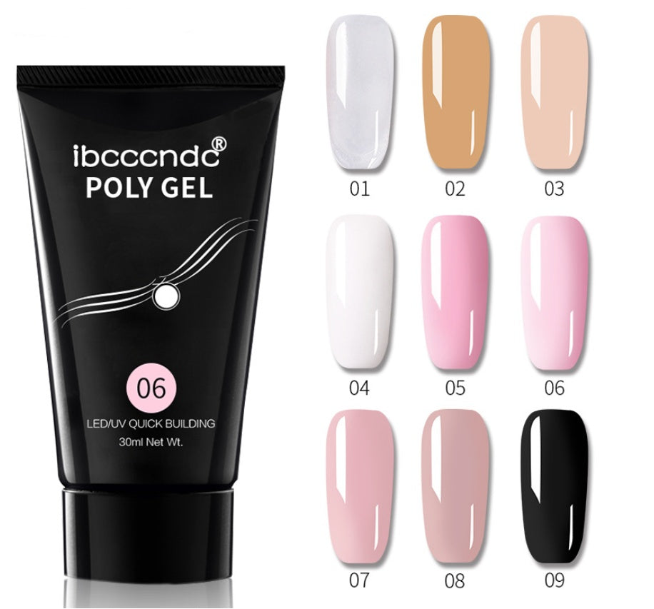 Transparent Nail Extension Poly Gel 100 Piece Set-Style 1-Theone Apparel