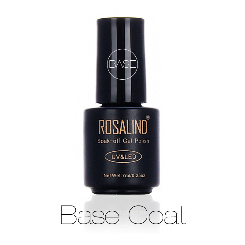 UV and LED Sealed Rich Black Soak Off Nail Polish-Base-Theone Apparel