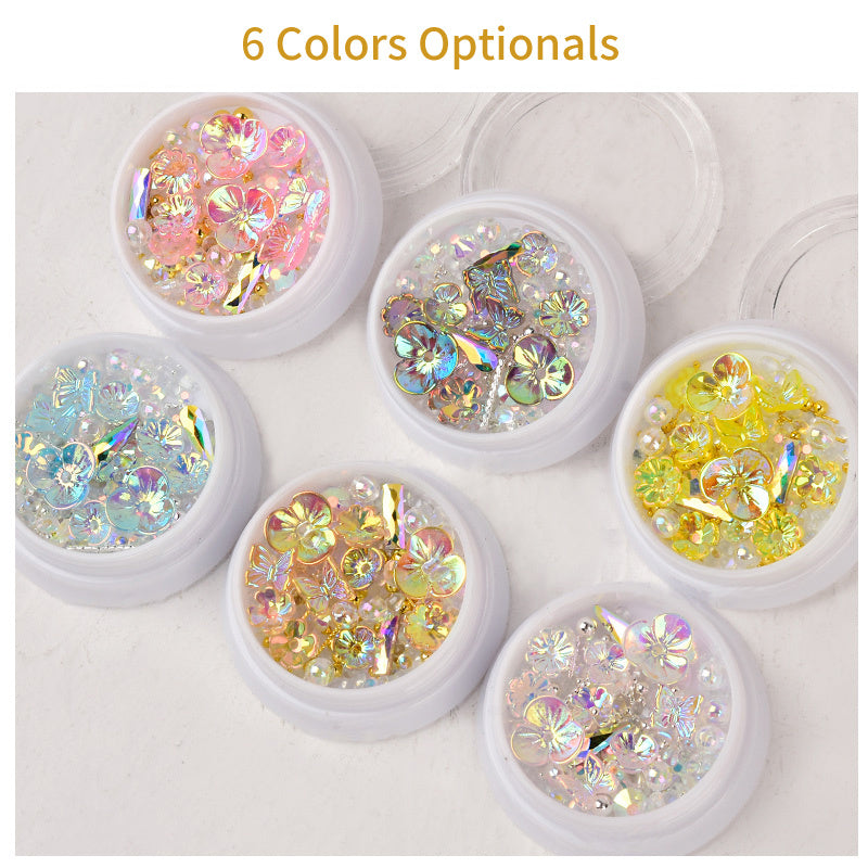 Women's 3D Nail Art Decorations in Iridescent Color Options-Theone Apparel