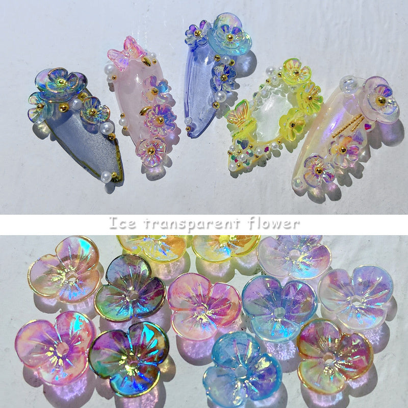 Women's 3D Nail Art Decorations in Iridescent Color Options-Theone Apparel