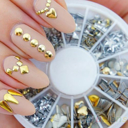 Women's Decorative Nail Adornments in Gold-Theone Apparel