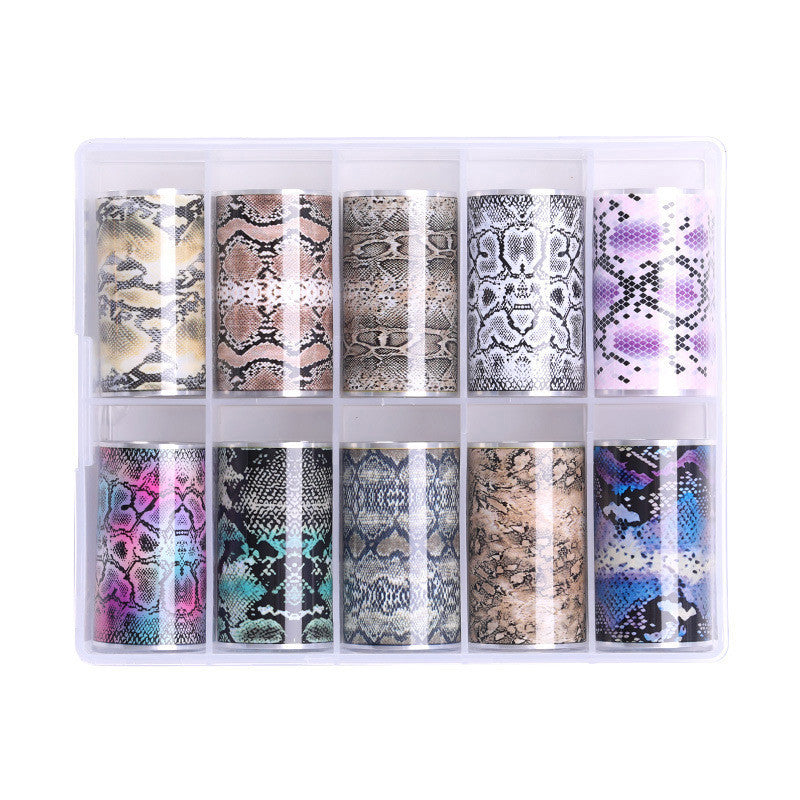 Women's Nail Stickers in Animal Print and Natural Patterning-Color 1-Theone Apparel