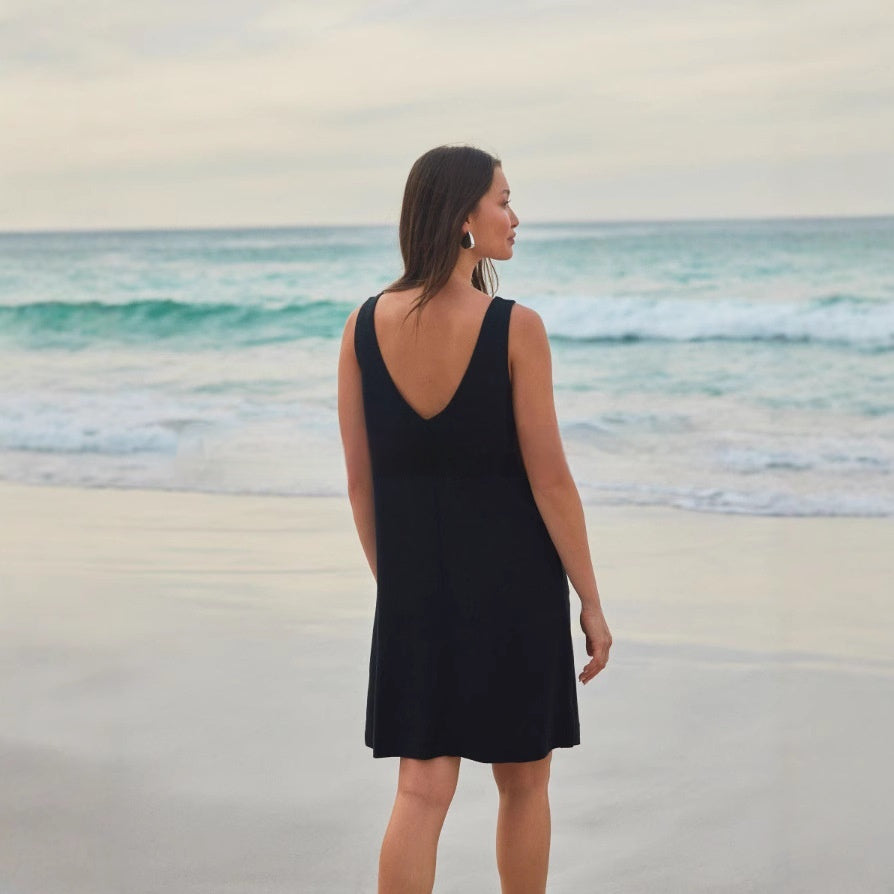 Plus-Size Printed Loose Dress with Breezy Comfort