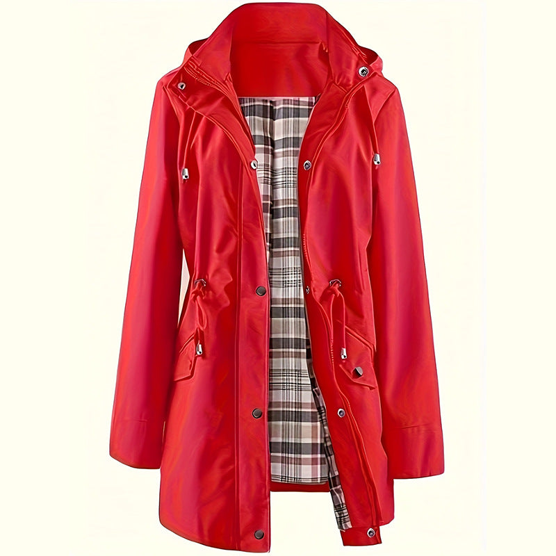 Women's Outdoor Sportswear Lightweight Hooded Windbreaker