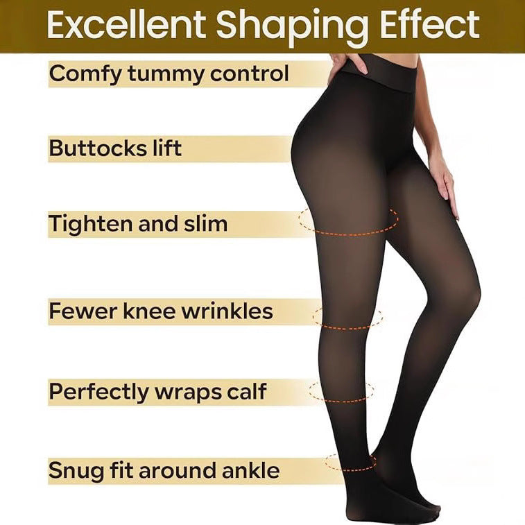 Warm Women's Light Leg Velvet Thickened Transparent Pantyhose