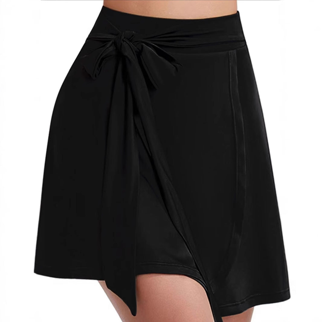 Breathable Thigh-Length Sports Skirt For Confident Movement