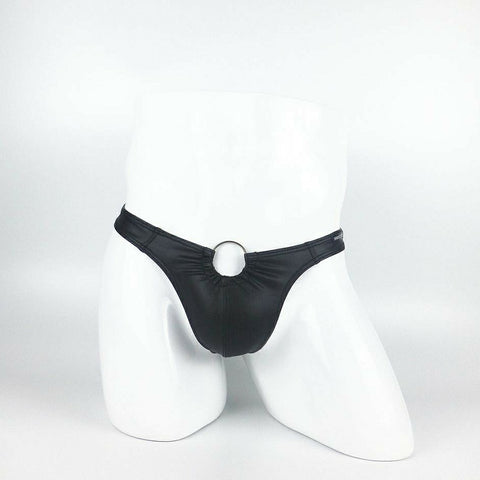 O-Ring Ruched Thong Briefs