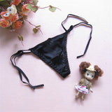 Semi Transparent Mesh Front High Waisted Thongs